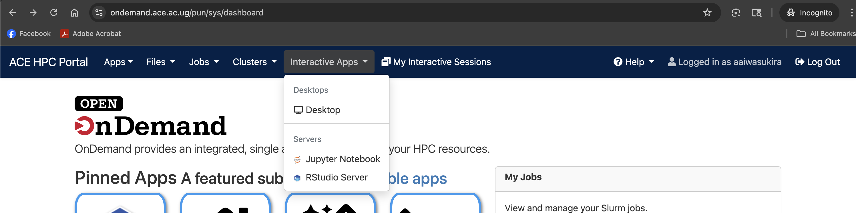 Interactive Apps Dropdown menu